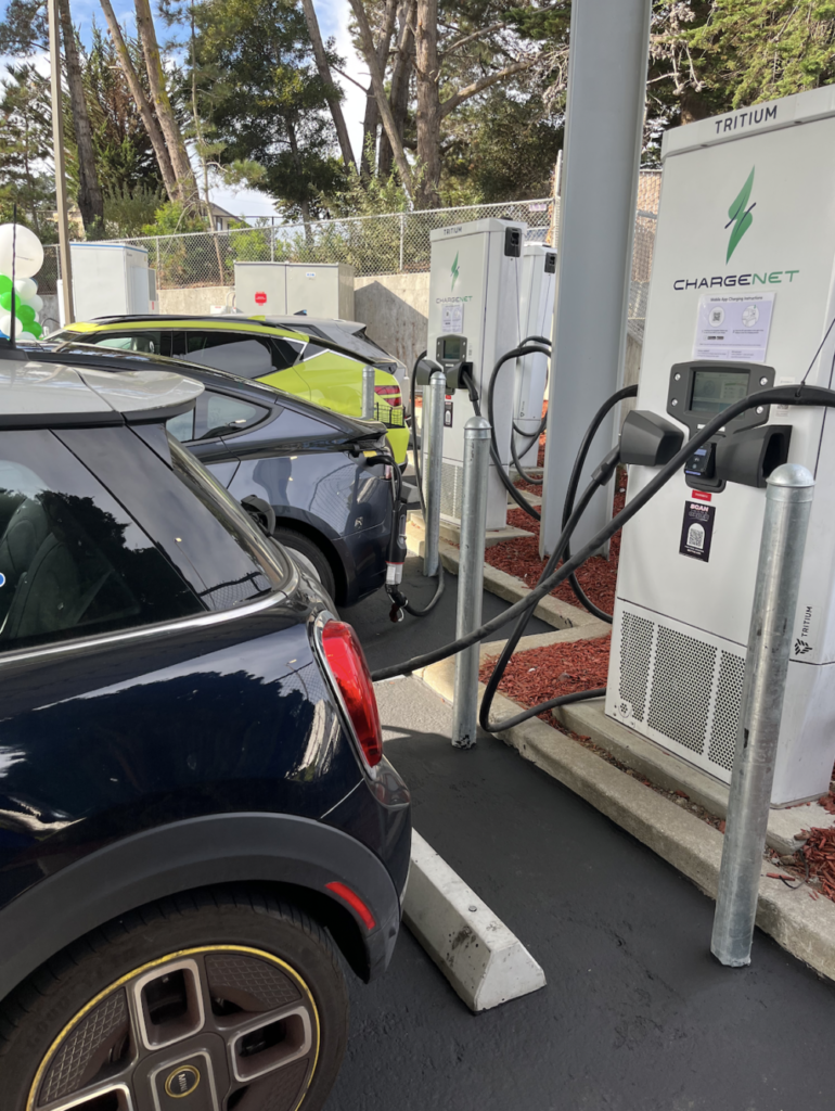 ChargeNet Stations- charging EVs in South San Francisco